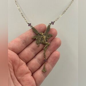 Pididdly Links Kingston NY Fairy Drop Necklace Novelty Crystal Chain Charm